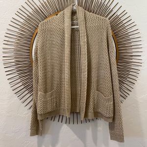 Cream knit cardigan